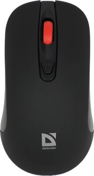 Мышь беспроводная Defender NEXUS MS-195 (52195***); USB; оптический; 800/1000/1600; 4 кнопки; колесо