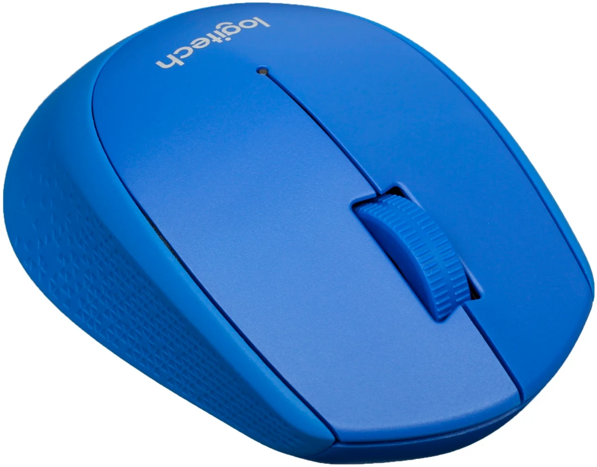 Мышь беспроводная Logitech M280 Blue (910-004290); USB; оптический; 1000 dpi; 3 кнопки; колесо прокрутки; 1xAA; синий