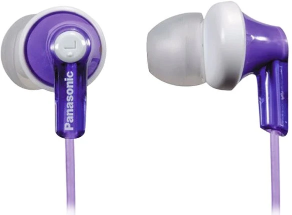 Наушники вставные Panasonic RP-HJE118GUV***; без крепления; 12 - 23 000 Гц; 16 Ом; 3,5 мм (mini jack