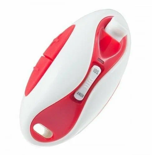 Сэлфи-пульт Perfeo S5 Bluetooth белый+красный (PBSS5WR***); cовместимость Android 4.2.2 и выше/iOS 6.0 и выше