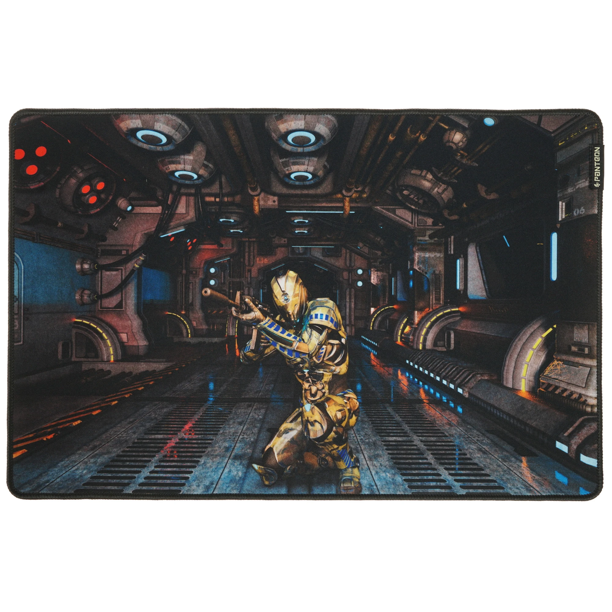 Коврик для мыши Jet.A PANTEON INBREAK (GP-186SM***); ткань + резиновая основа; 500 х 330 х 3 мм; игровая поверхность; рисунок