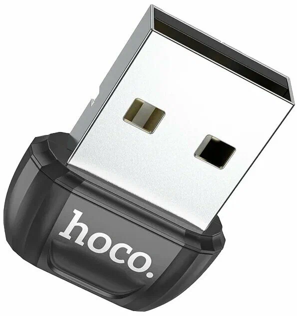 Адаптер Bluetooth 5.0 внешний Hoco UA18; USB 2.0; 2 Мбит/с; 10 м