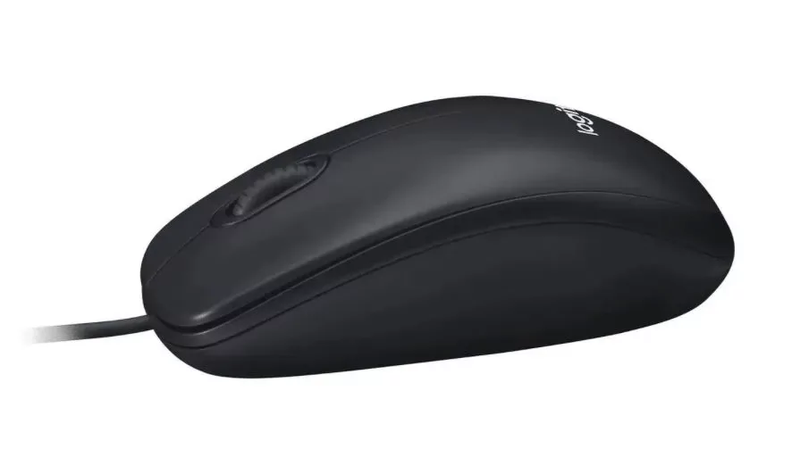Мышь проводная Logitech M100 (910-006652***); USB; оптический; 1000 dpi; 3 кнопки; колесо-кнопка; чё