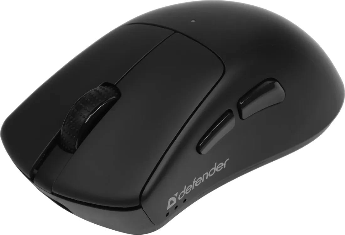 Мышь игровая Defender Delata GM-082 (52082); Bluetooth/2.4 Ггц; USB; оптический; 800 - 1200 dpi; 5 кнопок; колесо-кнопка; аккумулятор, 400 мА·ч; черны