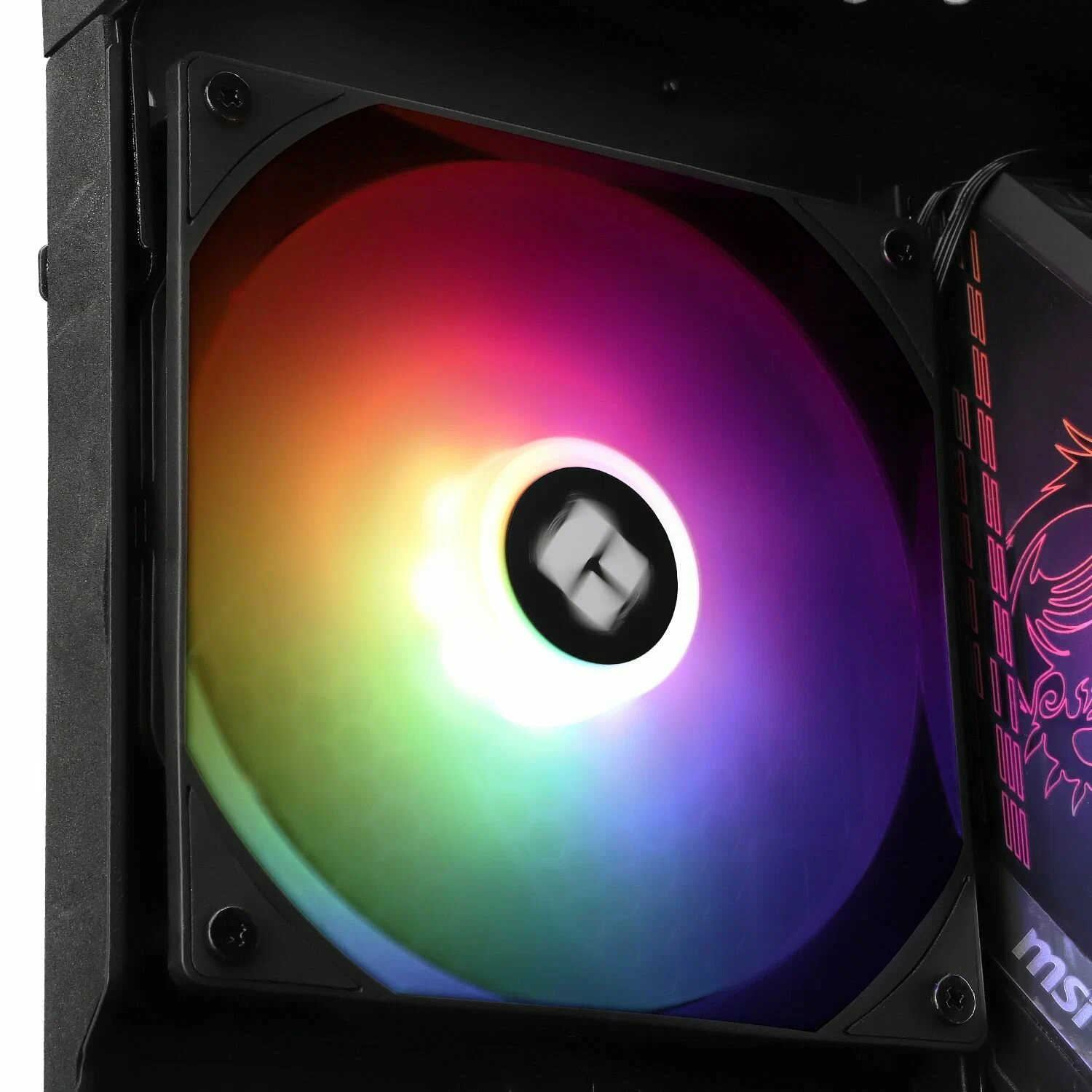 Вентилятор 140 мм Thermalright TL-C14C-S ARGB Black; 4-pin(PWM)+3-pin(ARGB); 1500 об/мин; 26,4 дБ; пластик; ARGB
