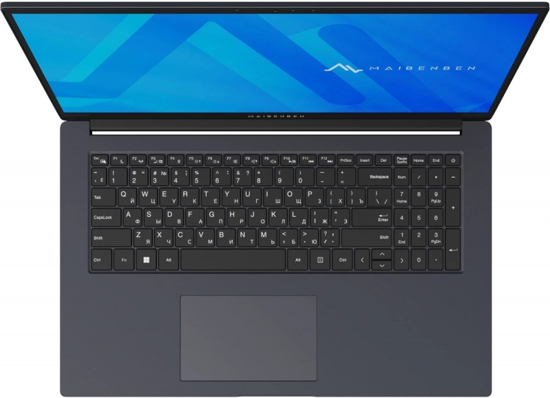 Ноутбук 17.3" 1920x1080 IPS 60 Гц Maibenben M17A-R343UM (M17A-R343UMF1SLURE3); AMD Ryzen 3 4300U; 16 Гб; 512 Гб; AMD Radeon Graphics; Linux; 45.6 Вт*ч