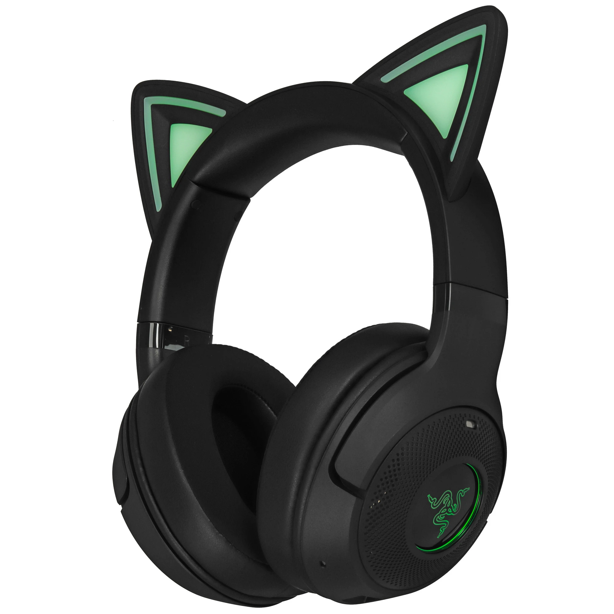 Гарнитура беспроводная Razer Kraken Kitty V2 BT Black (RZ04-04860500-R3M1); накладные; BT; 20 Гц- 20 кГц; 32 Ом; виртуальный звук 7,1; встроенный микр
