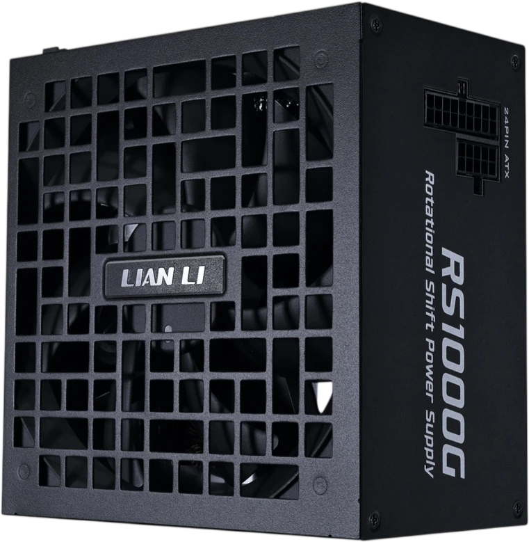 Блок питания 1000 Вт Lian-Li RS1000G Black (G9P.RS1000G.B000.RU); ATX; 1x24 pin; 2x8(4+4) pin; 1x16pin/5x6+2 pin PCI-E; 12xSata; 4xMolex; 80+ Gold; мо