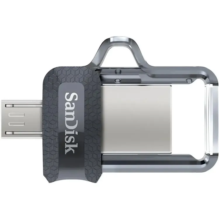 Накопитель USB-флэш 64 ГБ Sandisk Ultra Android Dual Drive OTG (SDDD3-064G-G46***); USB 3.0