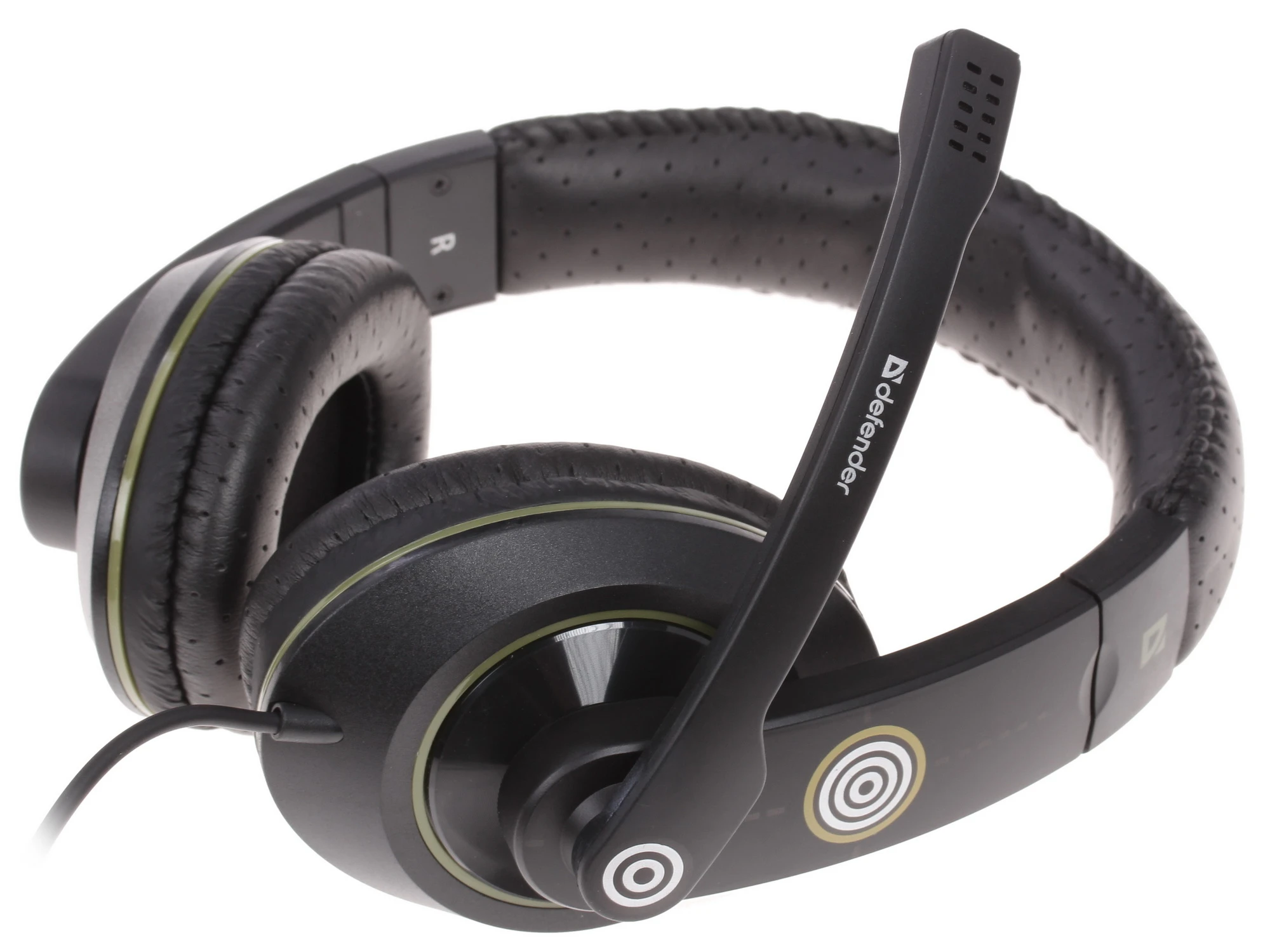 Гарнитура игровая Defender Warhead G-110 (64102***); оголовье (headband); 18 - 20 000 Гц; 32 Ом; 2,1 м; микрофон; регулятор громкости; 2 x 3,5 мм (min