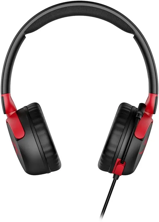 Гарнитура игровая HP HyperX Cloud Mini (7G8F4AA); оголовье (headband); 1,5 м; 3,5 мм; черный+красный