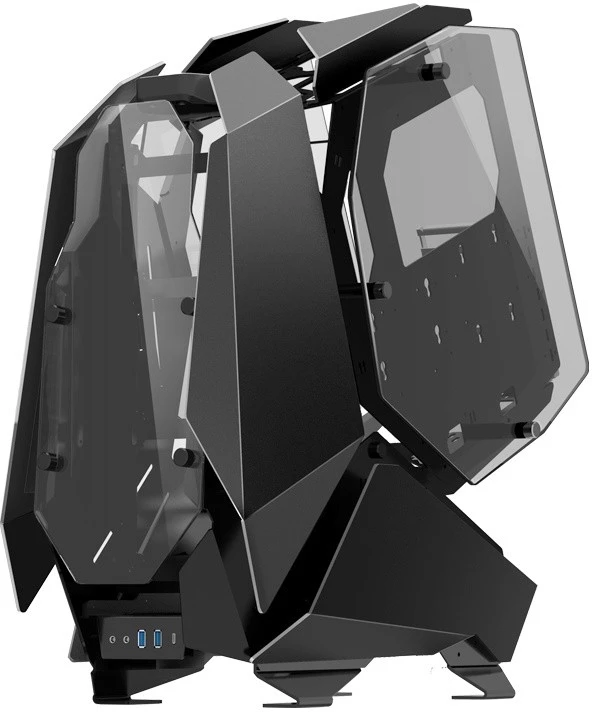 Корпус JONSBO MOD-5 Black; ATX; Full-Tower; без БП; сталь; 3x3.5" int.; 2xUSB 3.X, 1xUSB 3.X Type-C,2x jack 3.5 mm Mic/Aud; черный