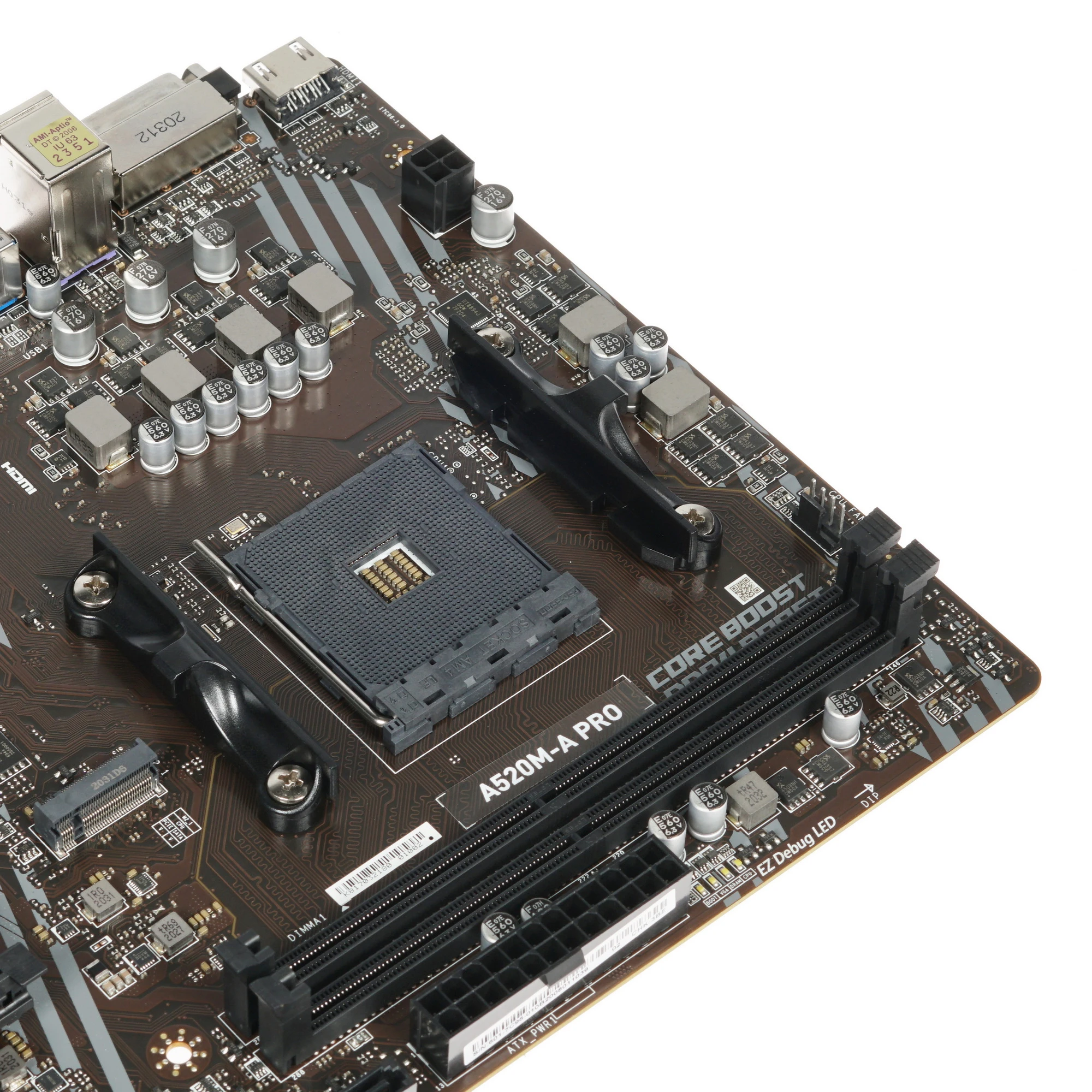 Материнская плата MSI A520M-A PRO***; Socket AM4; micro-ATX; AMD A520; 2хDDR4(4600); 1xPCI-E x16; 1 x PCI-E x1; DVI; HDMI; 4(SATA 6Gb/s); Audio 8 ch;