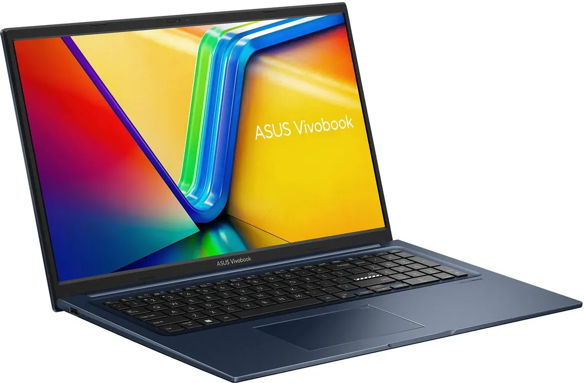 Ноутбук 17.3" Asus Vivobook X1704VA-AU982 (90NB13X2-M00ML0); 1920x1080 IPS 60 Гц; Intel Core 5 120U; 16 Гб/512 Гб;Intel Graphics; NO OS; 50 Вт*ч; 2,1