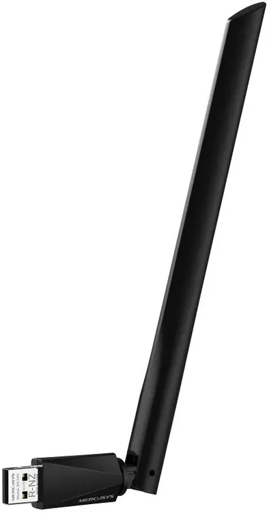 Сетевая карта WiFi Mercusys MA14H (AX300); 287 Мбит/с; 1x5 dBi; USB