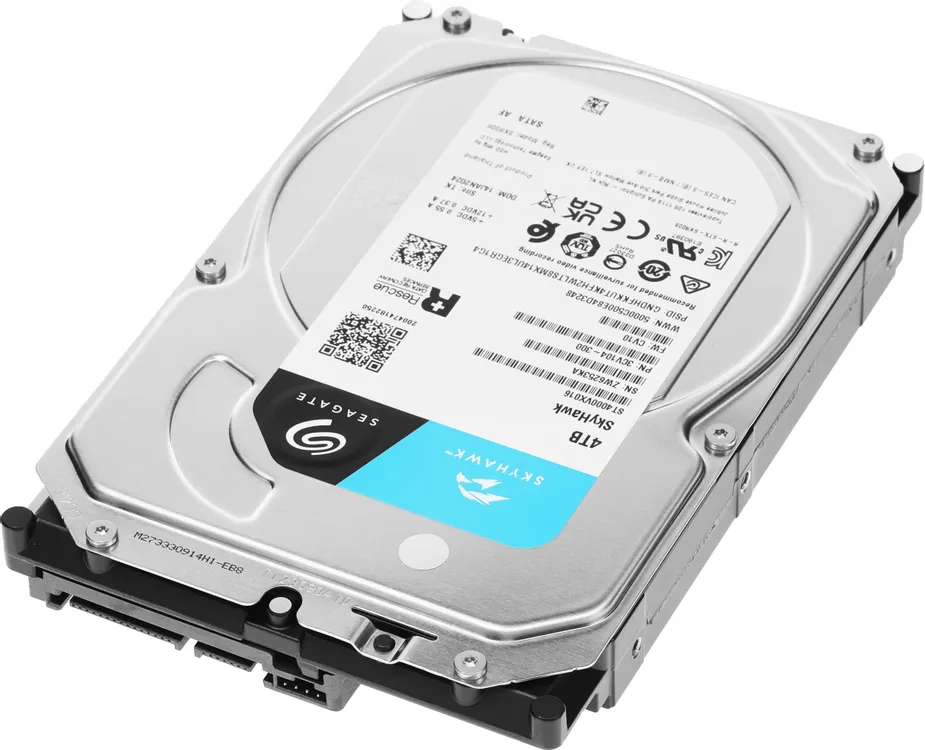 Жесткий диск 4 ТБ Seagate SkyHawk (ST4000VX016); 3,5"; 5400 об/мин; 256 МБ; SATA III