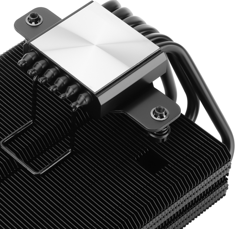 Кулер для процессора 120 мм Thermalright SI-100, Top-Flow, 1x120 мм, 4 pin, 2000 об/мин, черный, 210 Вт, 27.7 дБ, 6 трубок, алюминий, медь