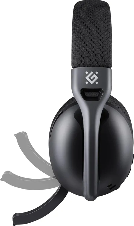 Гарнитура беспроводная Defender Triple Black (64685); накладные; Bluetooth/2.4 Ггц; оголовье; 20-20 кГц; 32 Ом; 22ч; виртуальный объемный звук 7.1; ми