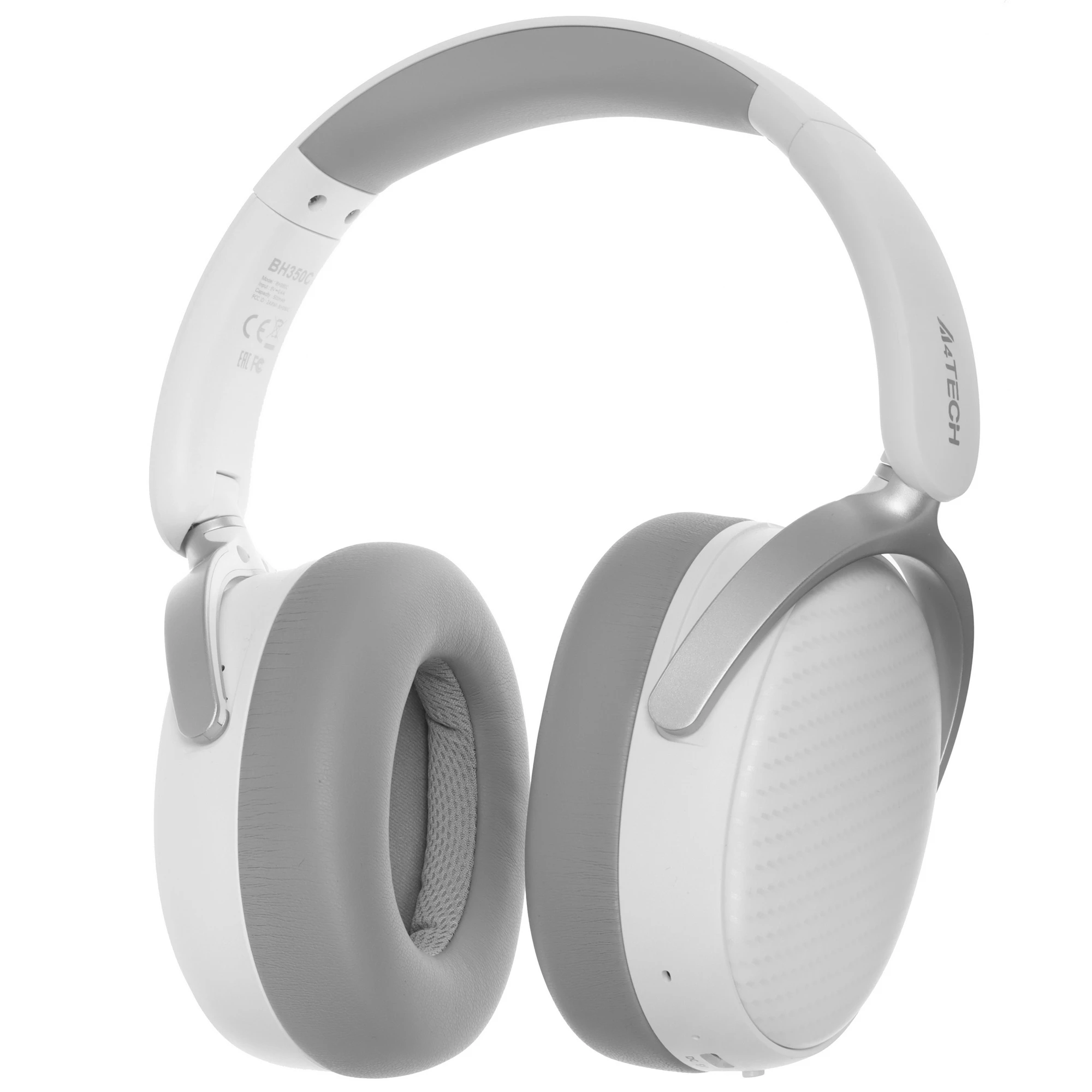 Гарнитура беспроводная A4Tech Fstyler BH350C (BH350C WHITE***); накладные; bluetooth 5,3; оголовье; 20 - 20 000 Гц; 32 Ом; встроенный микрофон; регуля