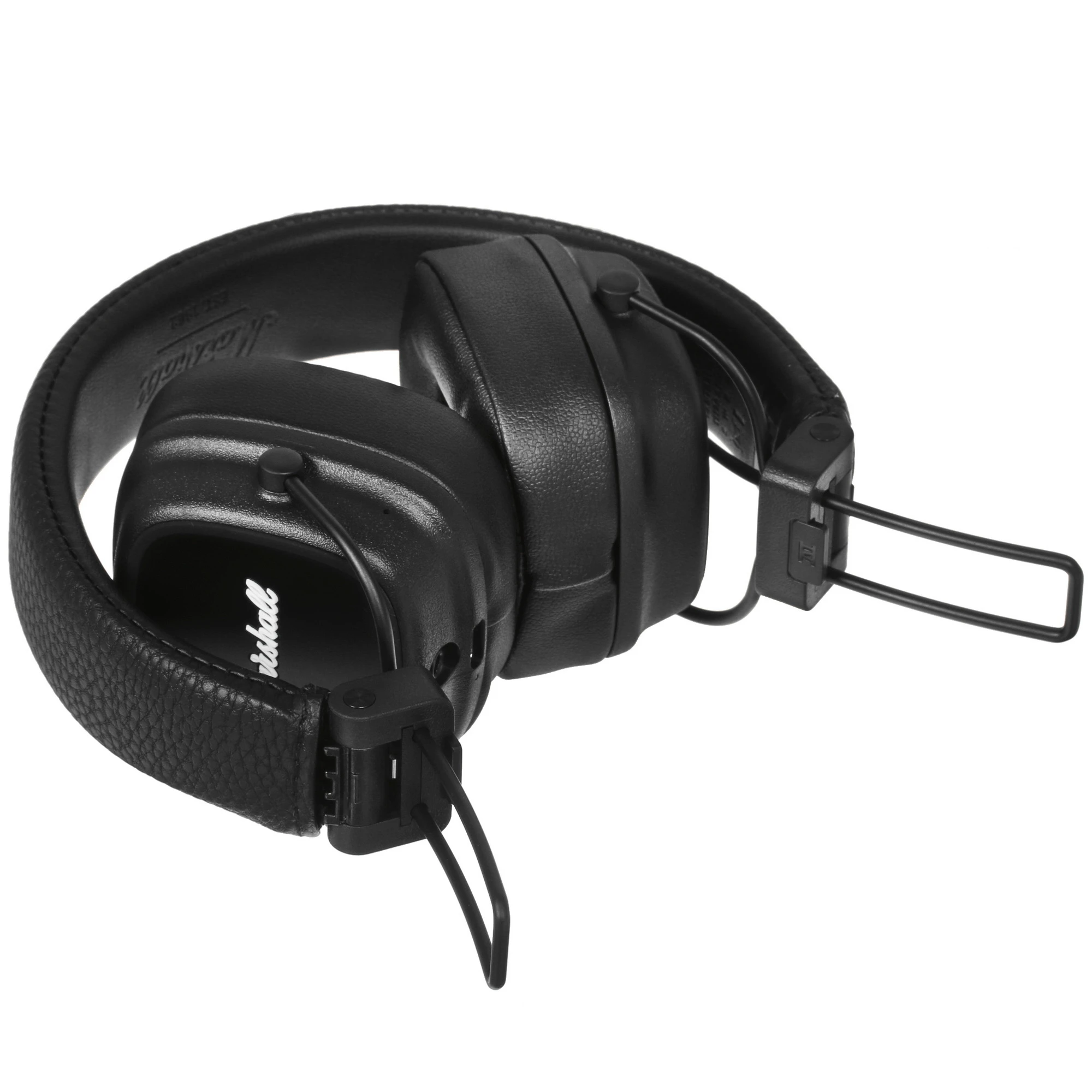 Гарнитура беспроводная Marshall Major IV Black (1005773***); накладные; bluetooth 5,3; оголовье; 20 - 20 000 Гц; 32 Ом; встроенный микрофон; регулятор