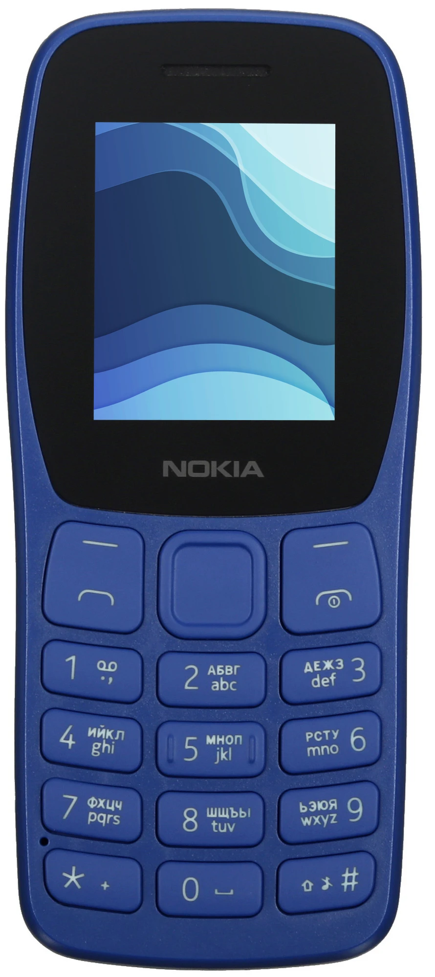Мобильный телефон Nokia 105 DS (TA-1416) синий; 1.77"; TFT; 160x128; нет камеры; 4 Мб/4 Мб; 800 мА/ч