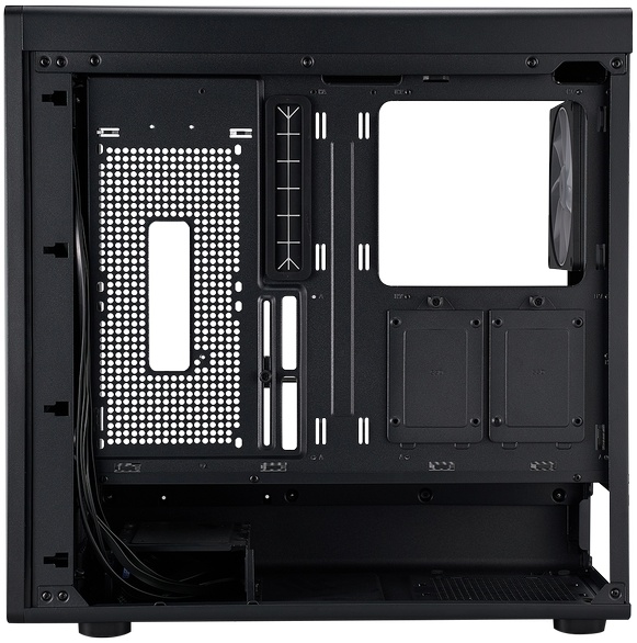 Корпус 1STPLAYER AU8 ARGB Black (AU8-BK-4FE7-14); ATX; Midi-Tower; 4x140 мм; 1xUSB 2.0/1xUSB 3.0/1xUSB Type C; Mic/Aud; чёрный