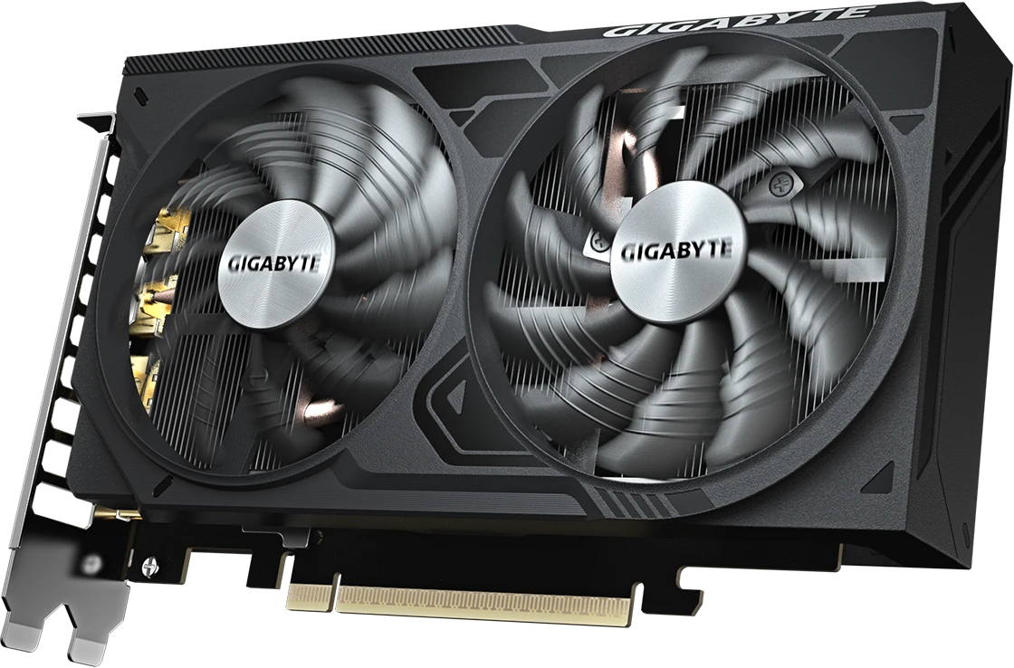 Видеокарта Gigabyte GeForce RTX 5050 WINDFORCE OC V2 8GB (GV-N5050WF2OCV2-8GD); 8 Гб GDDR7; 2317-2587 МГц; 20 ГГц; 128 бит; 1xHDMI, 3xDP; 2-slot; черн