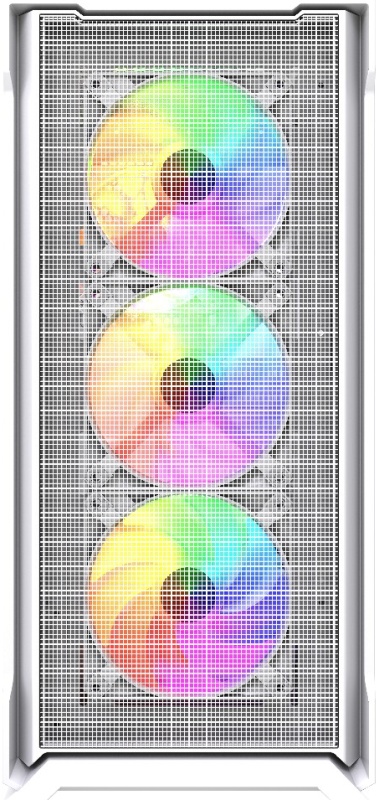 Корпус Powercase Mistral AZ4W ARGB White (CMAZW-A4); ATX; Midi-Tower; без БП; сталь; 2x3.5" int.; 4 x 120 мм; 2xUSB 2.0/1xUSB 3.0/Mic/Aud; белый