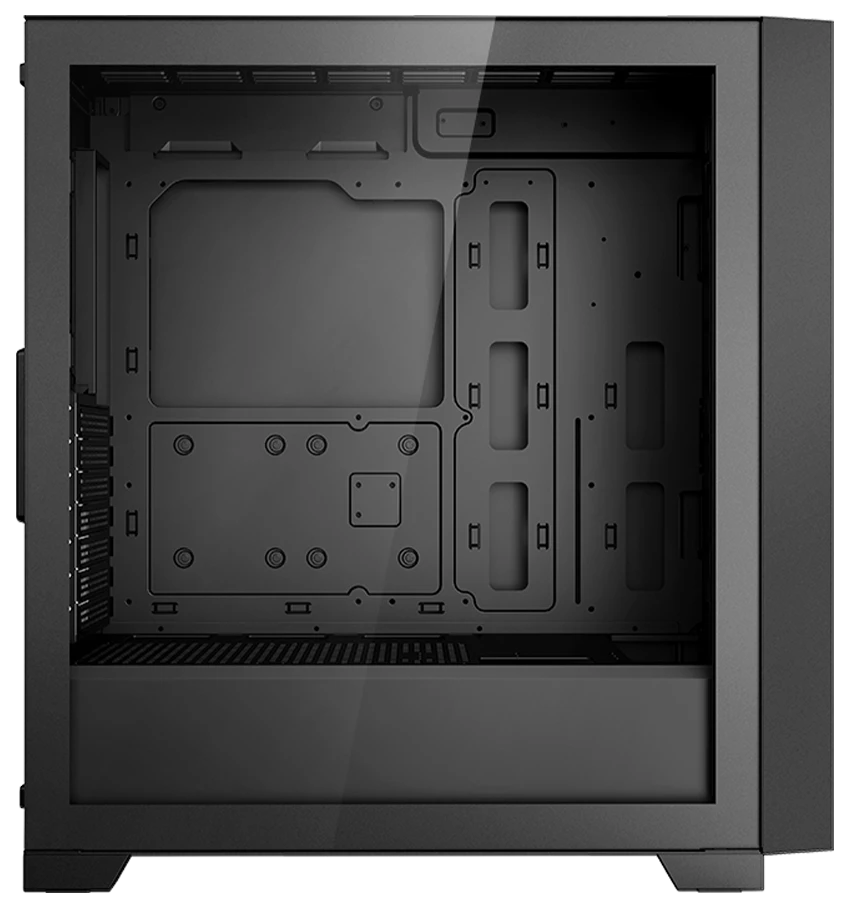 Корпус PCCooler C3D510 BK (C3D510-BKP0-GL***); ATX; Midi-Tower; без БП; сталь; 2x3.5" int.; 2 x USB 3.2, 1x jack 3.5 mm Mic/Aud; чёрный