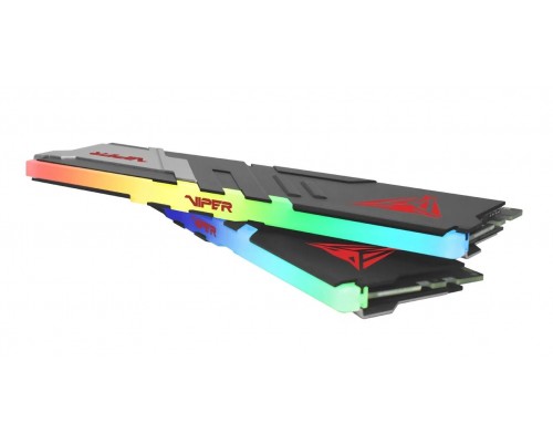 Модуль памяти DDR5 32 Гб (2x16 ГБ) Patriot Viper Venom RGB (PVVR532G660C34K***); 6600 МГц; радиаторы; RET