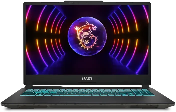 Ноутбук 15.6" 1920x1080 IPS 144Гц MSI Cyborg 15 A13VF-1223RU (9s7-15k111-1223); Intel Core i5-13420H; 16Гб; 512Гб; NVIDIA GeForce RTX 4060 8Гб; NO OS;