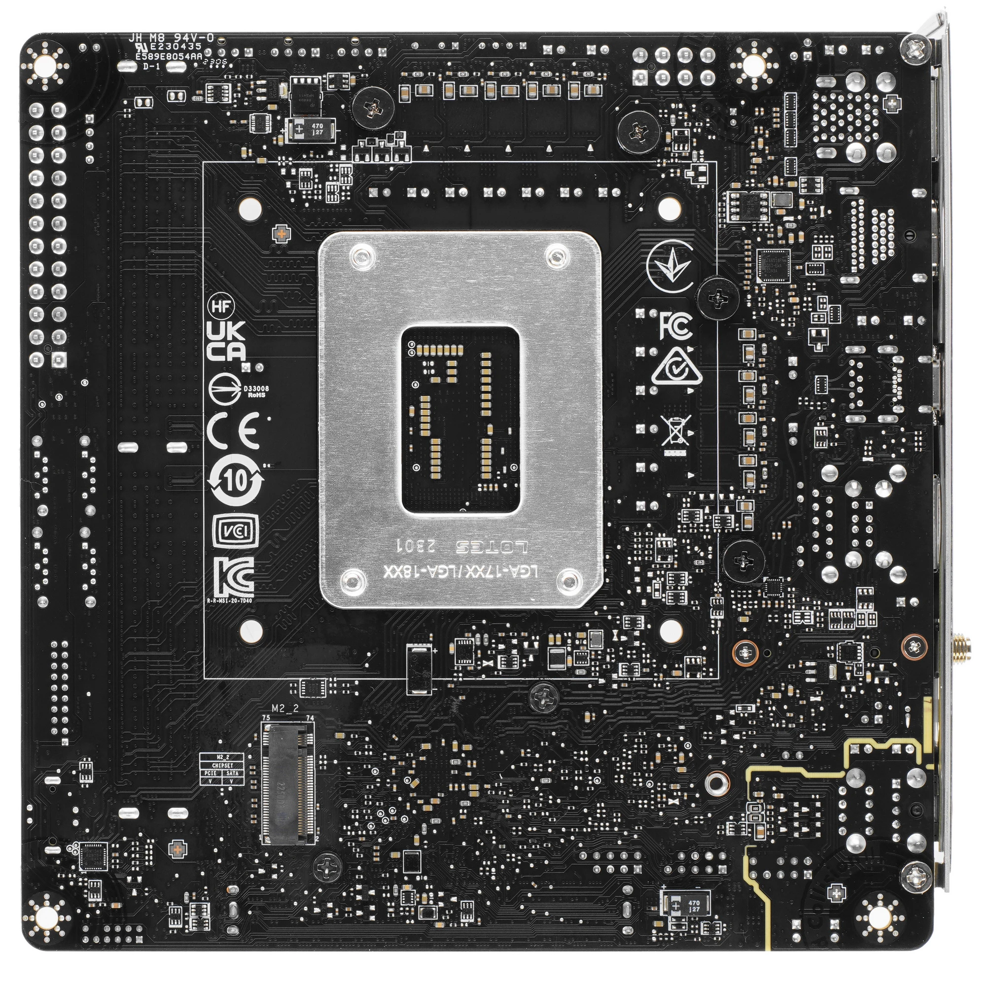 Материнская плата MSI MPG B760I EDGE WIFI***; Socket 1700; mini-ITX ; Intel B760; 2хDDR5(7200); 1xPCI-E x16; HDMI; DisplayPort; 4(SATA 6Gb/s); Audio 8