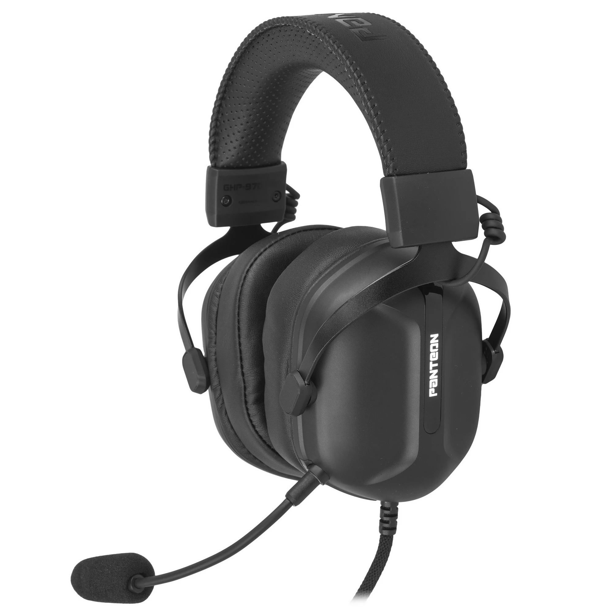 Гарнитура игровая Jet.A PANTEON GHP-970 PRO Black (GHP-970 PRO Black***); оголовье; 20 - 20 000 Гц; 32 Ом; 2,2 м; микрофон; регулятор громкости; USB;