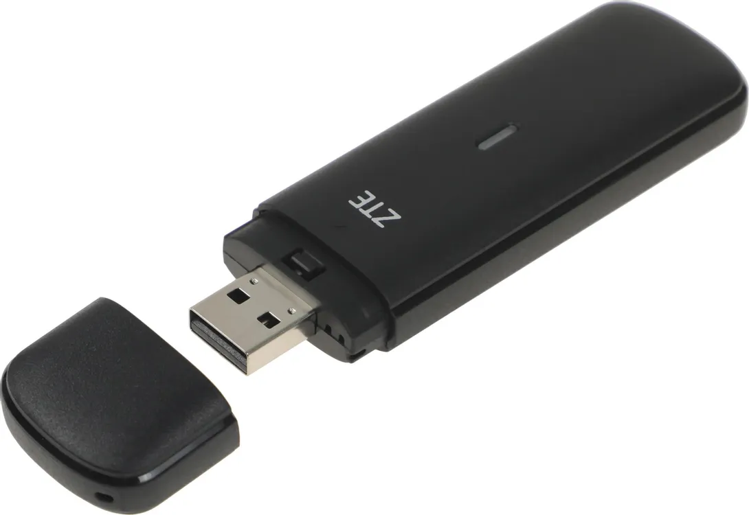 4G/3G Роутер ZTE MF833R/MF833N***; 4G, 3G, GSM, LTE; 150 Мбит/с; встроенная антенна; USB