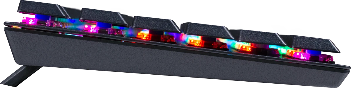 Клавиатура игровая Defender Armada GK-004 (45004); USB; механическая; 104 клавиш; 12 (+FN); Hot Swap; подсветка RGB; ENG\RUS; отсоединяемый кабель; чё