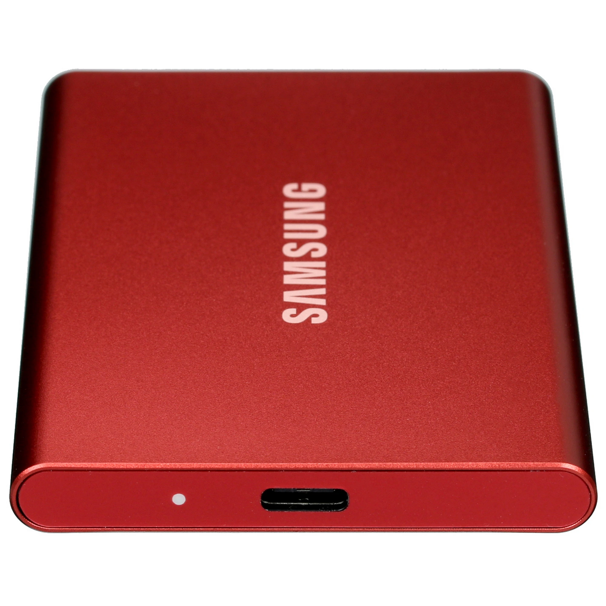 Внешний SSD 500 ГБ Samsung T7 Red (MU-PC500R/WW); USB 3.2 Type C; красный