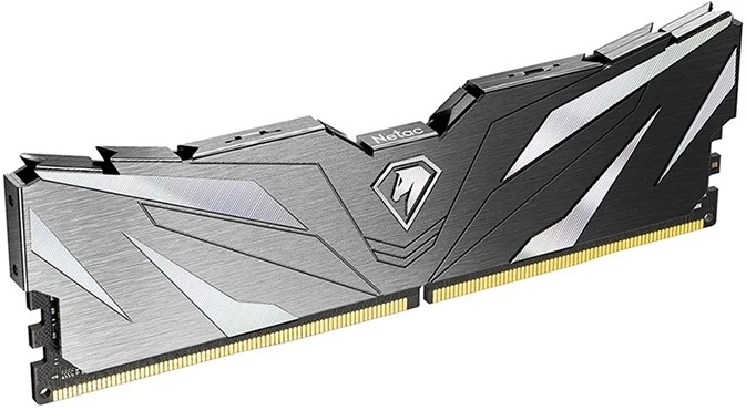 Модуль памяти DDR4 16 ГБ Netac SHADOW II 16GB Black (NTSWD4P32SP-16K***); 25600 MБ/с; 3200 МГц; радиаторы; RET