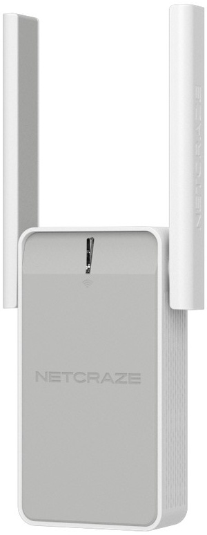 Точка доступа универсальный усилитель NETCRAZE Buddy 5 (NC-3311); 300 Мбит/с + 867 Мбит/с; 1xLAN 100 Мбит/с; 2 ant