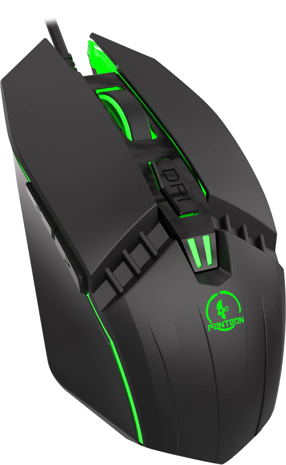 Мышь игровая Jet.A PANTEON LS76 Black (106)***; USB; оптический; 400-7200 dpi; 6 кнопок; колесо прок