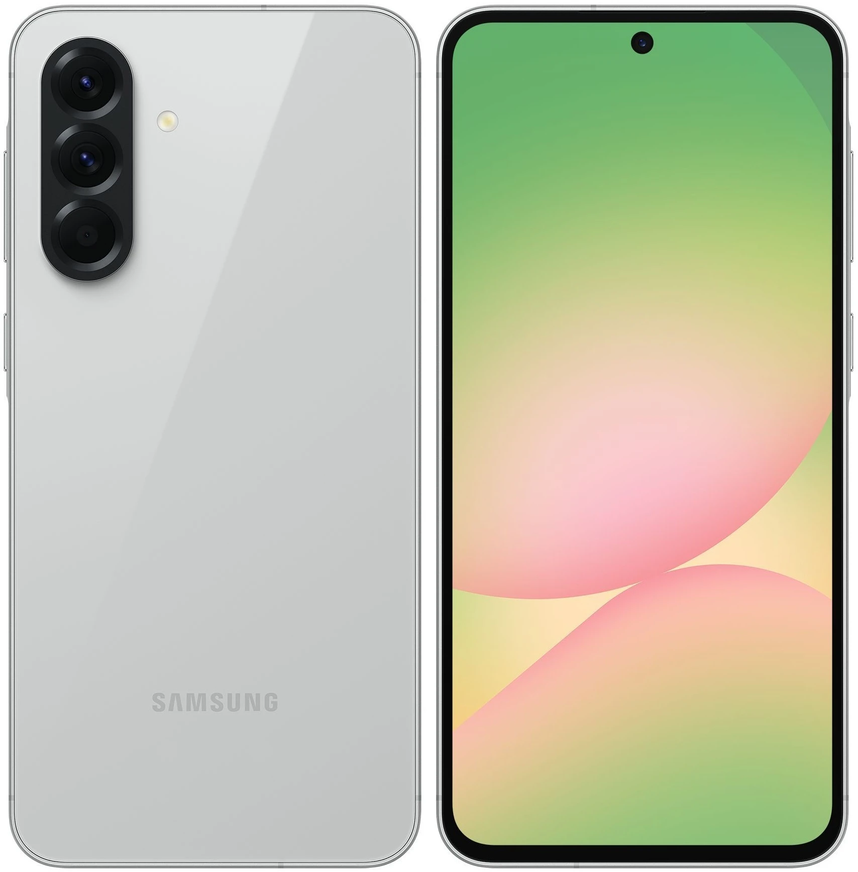 Смартфон Samsung Galaxy A56 8/256 Гб Llight Gray; (SM-A566EZAC) 6.7" Super AMOLED 120 Гц; 2340 x 1080; Exynos 1580, 8 ядер, 2.8 Ггц; 50+12+5 Мп/12 Мп;