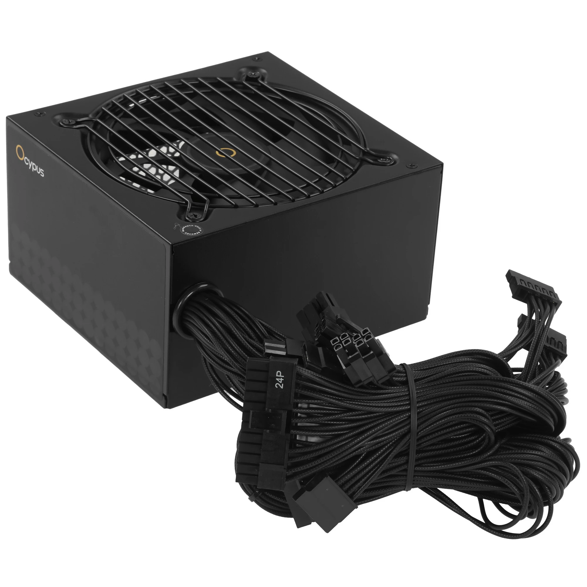 Блок питания 750 Вт Ocypus Gamma P750 BK (Gamma-P750-W1HDBK024X-EU); 1x24 pin; 1x8(4+4) pin; 6xSata; 2xMolex; 4x6+2-pin PCI-E; 80+ Standart; APFC; 120