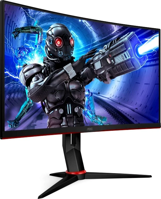 Монитор 32" AOC изогнутый C32G2ZE; WLED; 16:9; VA; 1920x1080; 240 Гц; 178°/178; 300 кд/м²; 1 мс; 4 000:1; 1xD-Sub(VGA); 2xHDMI; 1xDP; 1x3.5 mm jack (o