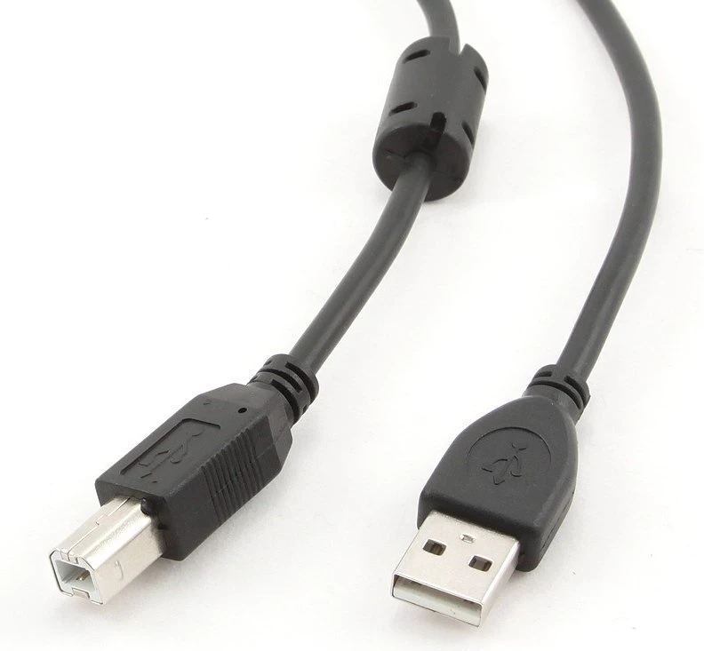 Кабель USB 2.0 Gembird (CCF-USB-AMBM-15); USB 2.0 Тип A; USB 2.0 Тип B; 4,5 м; белый