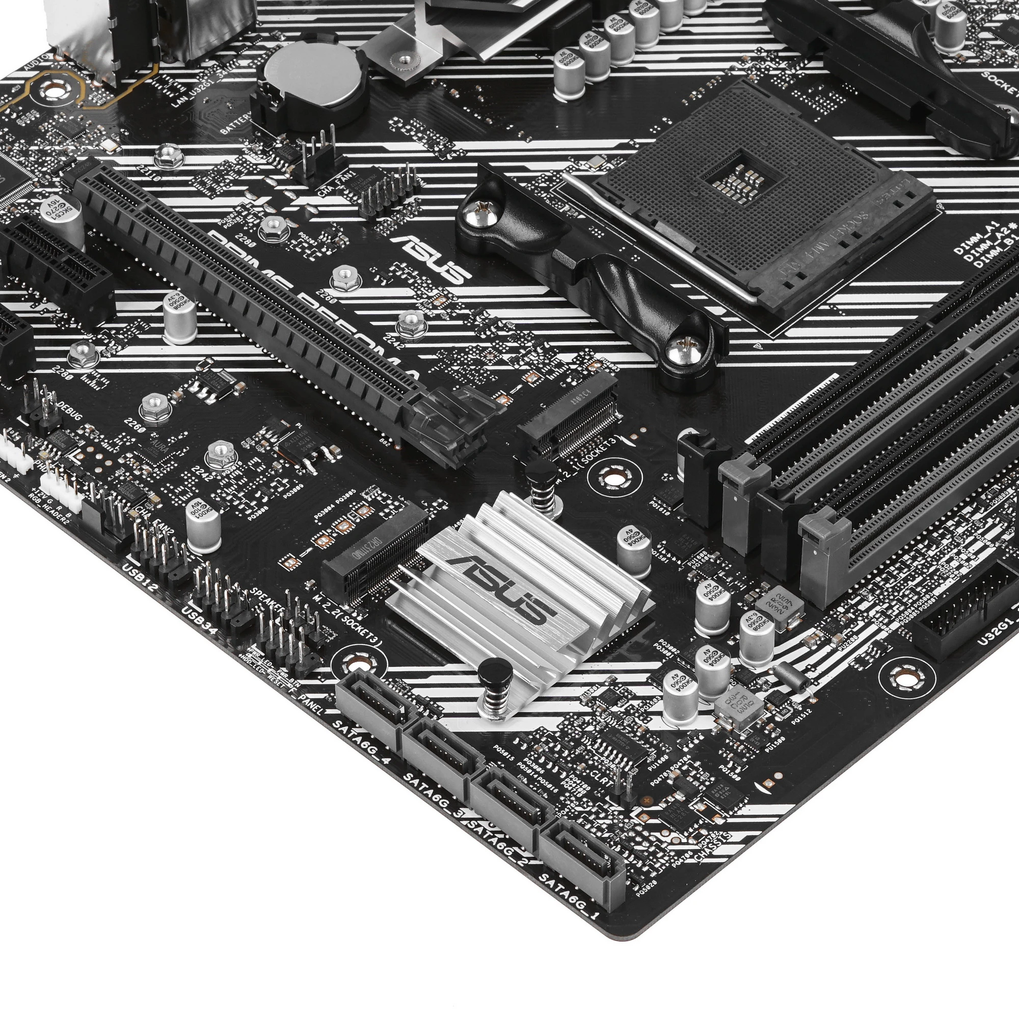 Материнская плата Asus PRIME B550M-A***; Socket AM4; mATX; AMD B550; 4хDDR4(4866); 1xPCI-E x16; 2 x PCI-E x1; D-Sub; DVI; HDMI; 4(SATA 6Gb/s); Realtek