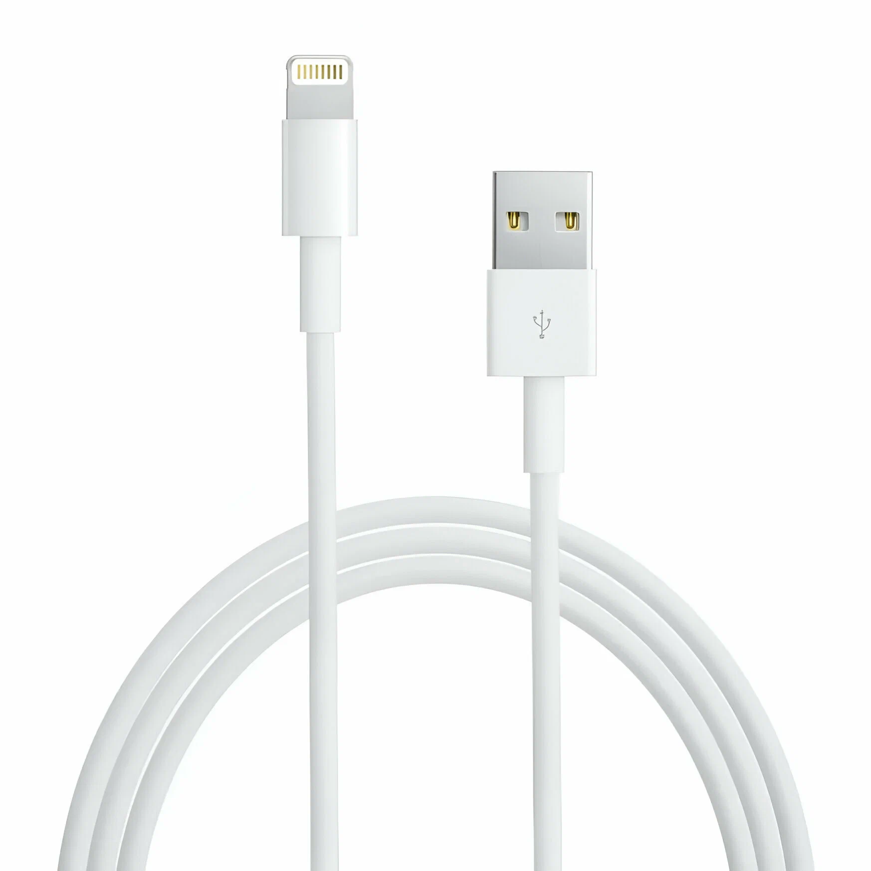 Кабель USB 2.0 AM/Lightning Apple USB-Lightning 1m (MUQW3ZM/A), 2.4А, 1 м, белый