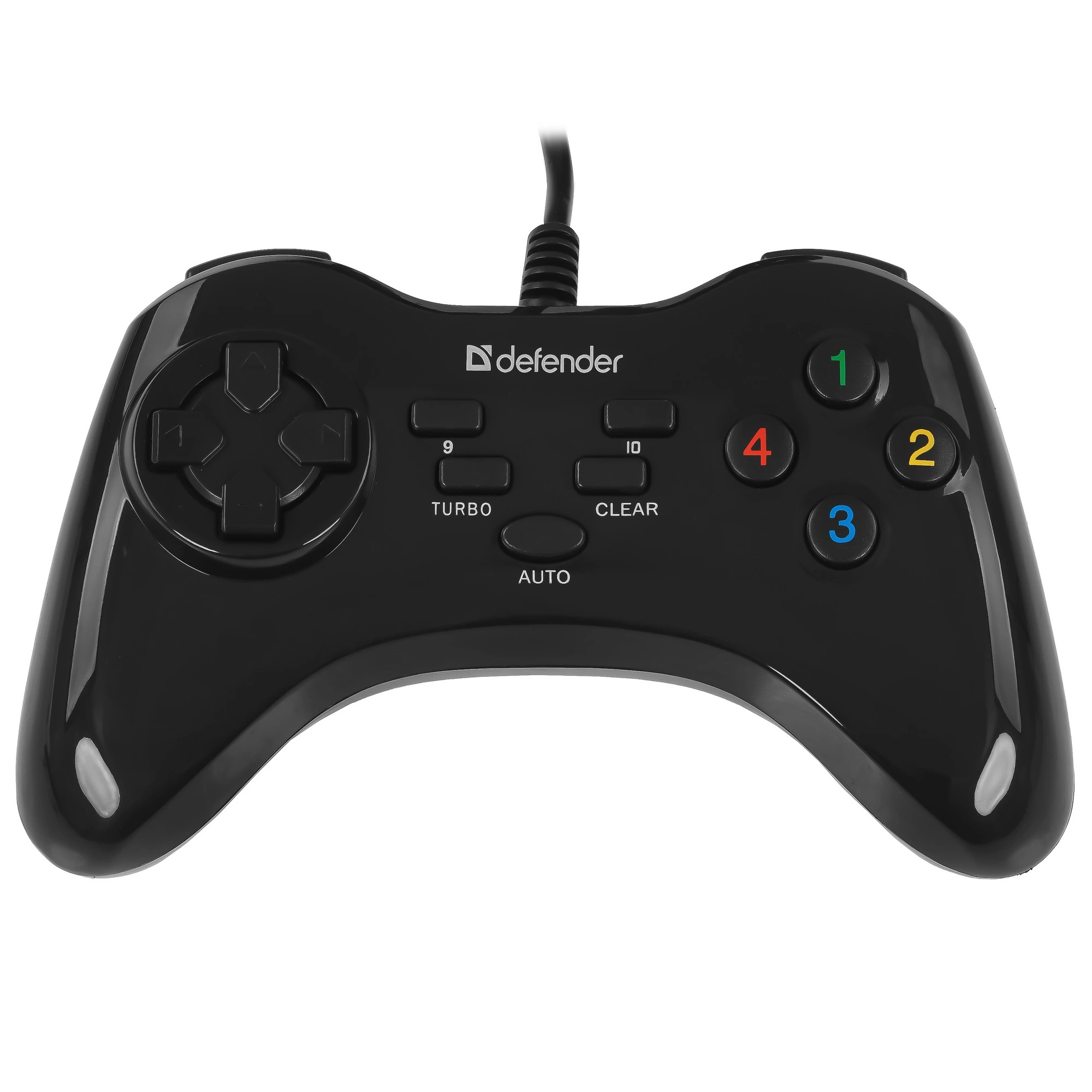 Геймпад проводной Defender Game Master G2 (64258***); PC; 10 кнопок; USB; черный