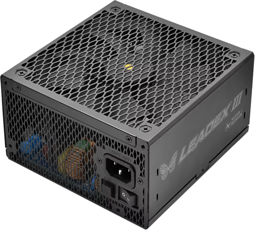 Блок питания 1000 Вт Super Flower Leadex III Gold 1000W 12VHPWR (SF-1000F14GE); 1x24 pin; 2x8(4+4) pin; 8xSata; 4xMolex; 4x6+2-pin PCI-E; 80+ Gold; от