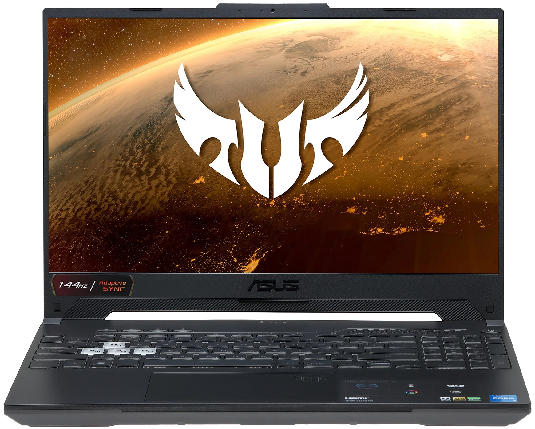 Ноутбук 15.6" 1920x1080 IPS 144Гц Asus TUF Gaming F15 FX507ZC4-HN009 (90NR0GW1-M000P0***); Intel Core i5-12500H; 16Гб; 512Гб; NVIDIA GeForce RTX 3050