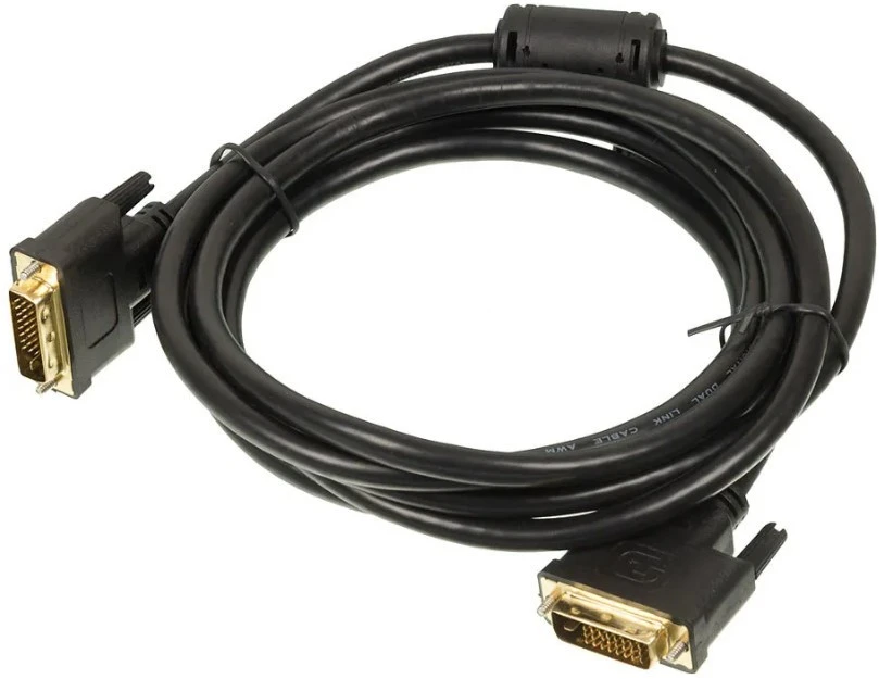 Кабель DVI-D-> DVI-D Behpex (699306); DVI-D Dual Link; ферритовый фильтр; 3 м