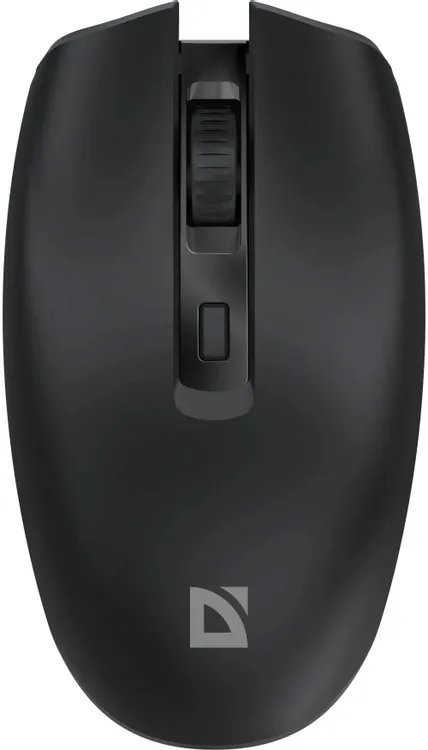 Мышь беспроводная Defender Proto MM-332 Black (52332); BT/2.4 Ггц; оптический; 800 - 3200 dpi; 4 кнопки; колесо-кнопка; аккумулятор 500 мА·ч; черный